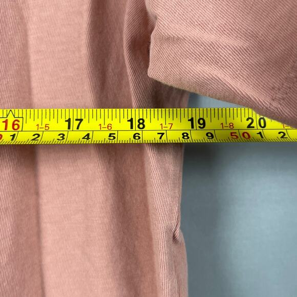 EVERLANE Weekend Tee T-shirt Dress in Desert Orange Size L - Picture 5 of 6